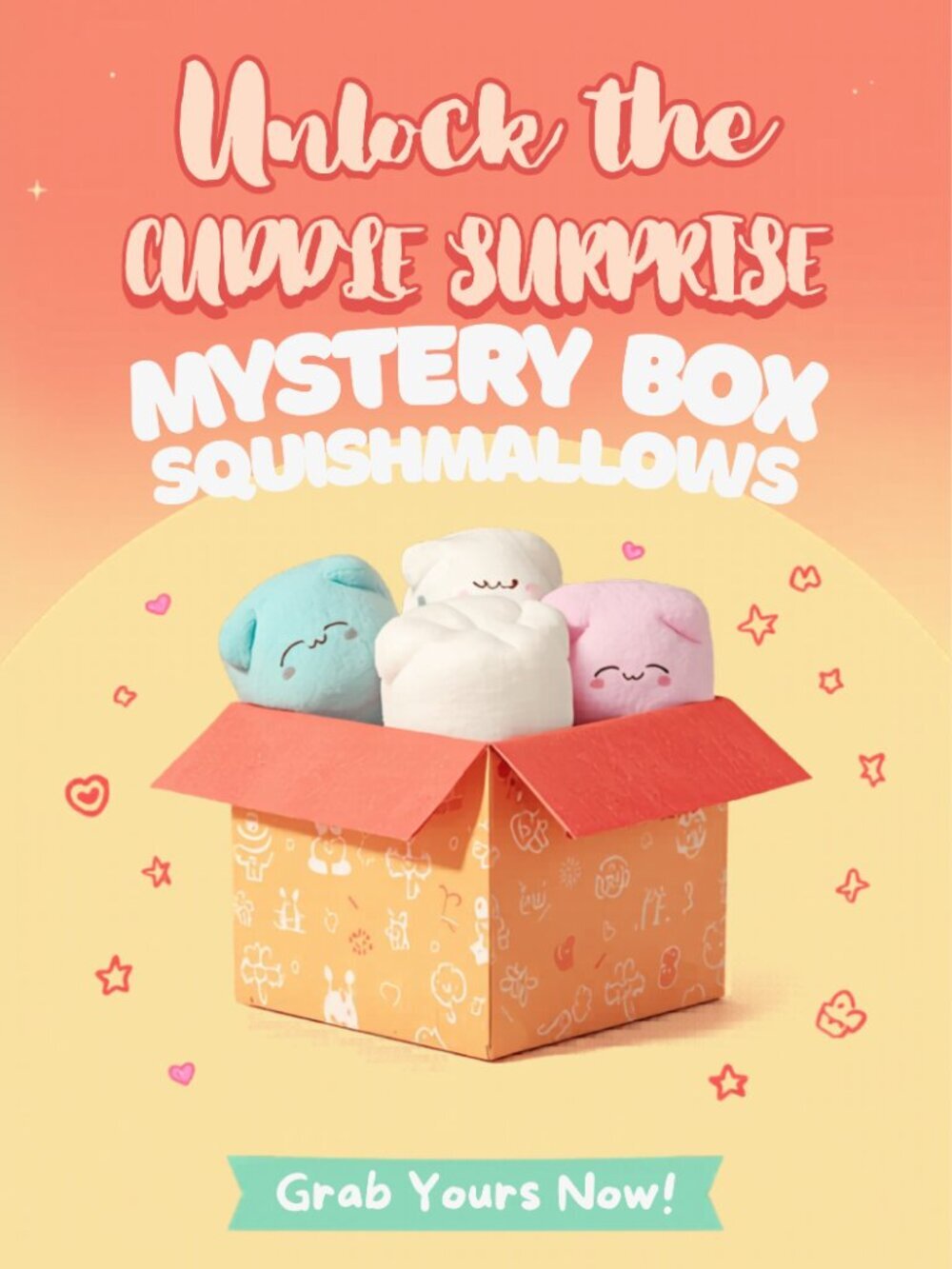 Mystery Box with 4 Squishmallows